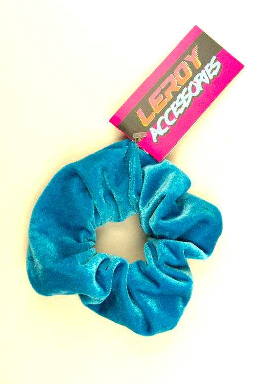 Blue Velvet - Oversized scrunchie