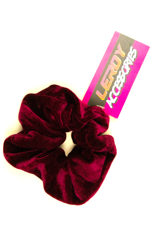 Bourdeaux - Velvet Oversized scrunchie