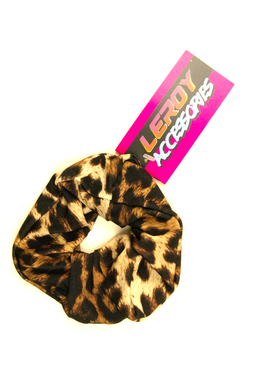 Leopard - Oversized scrunchie
